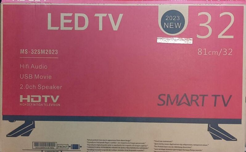 TV LED SMART 32 POLEGADAS. NOVAS, SELADAS. N24