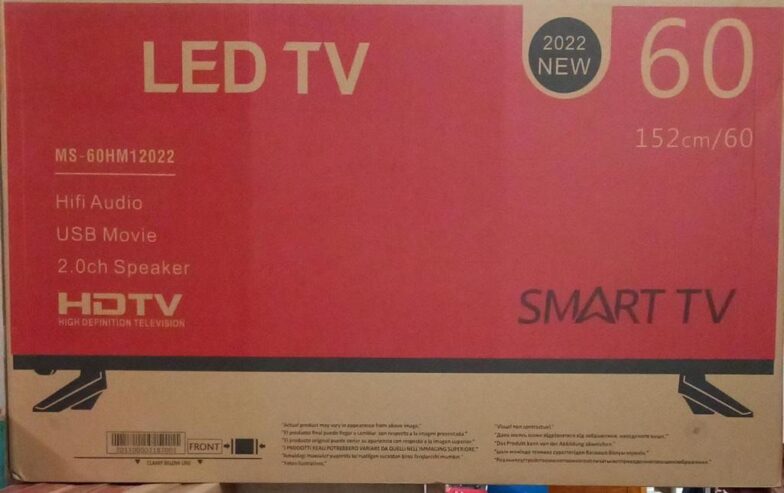 TV LED SMART 60 POLEGADAS. NOVOS, SELADOS. N24