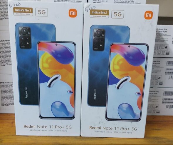 Redmi Note 11 Pro Plus 5G 128GB+6GB. NOVOS, SELADOS. D24