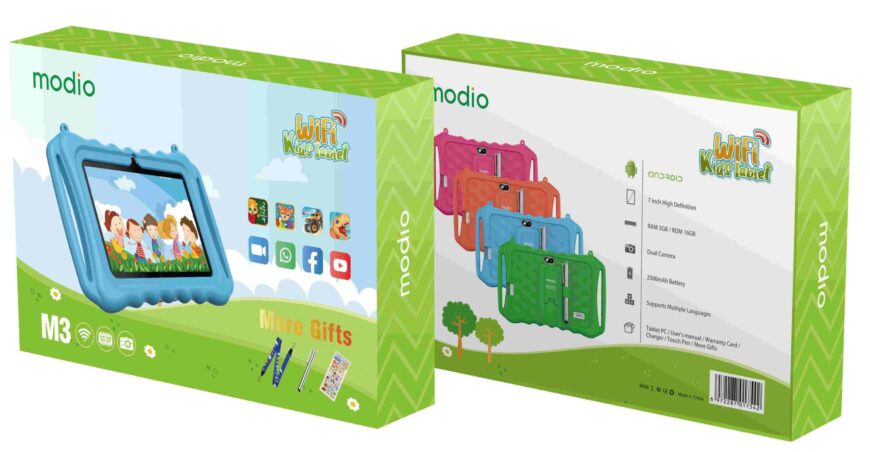 Tablet infantil Modio M3 16GB+3GB wi-fi. NOVOS, SELADOS