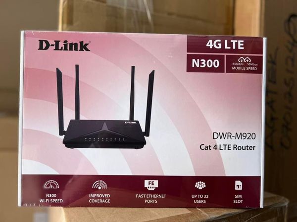 Router D-link M920. NOVOS, SELADOS. D24