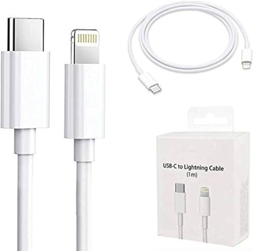 Cabo Iphone Tipo C para USB 1m. NOVOS, SELADOS. O24