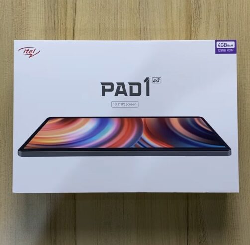 ITEL PAD 1 128GB+4GB 4G 10.1″. NOVOS, SELADOS. O24