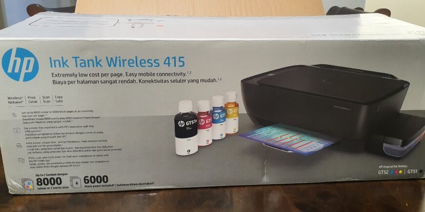 HP INK TANK WIRELESS 415 COLORIDO PRINTER, IMPRESSORA. NOVOS, SELADOS