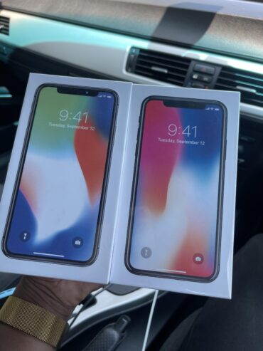 iPHONE X 256GB. NOVOS, SELADOS. D24