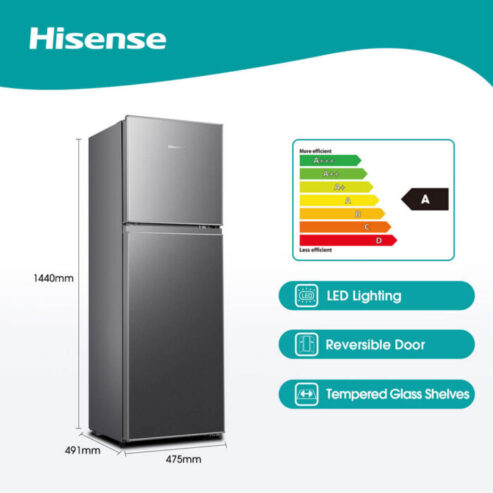 Geleiras Hisense H225TTS Inox. SELADAS. D24