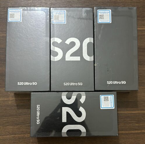 Samsung S20 Ultra 8GB+256GB. NOVOS, SELADOS. O24