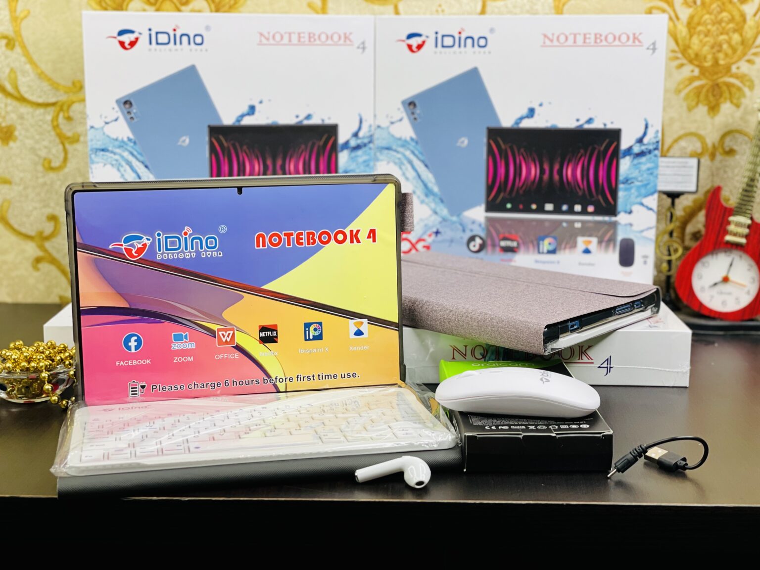 IDINO NOTEBOOK 4 128GB+6GB. NOVOS, SELADOS.. M25