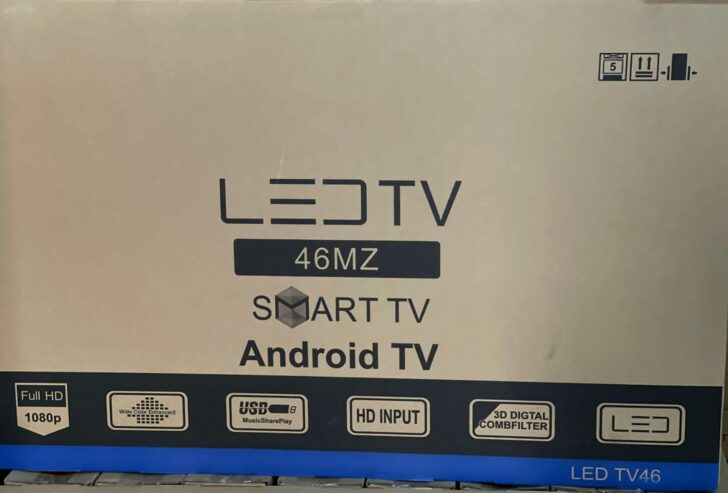 TV LED SMART 46 POLEGADAS. NOVAS, SELADAS. N24