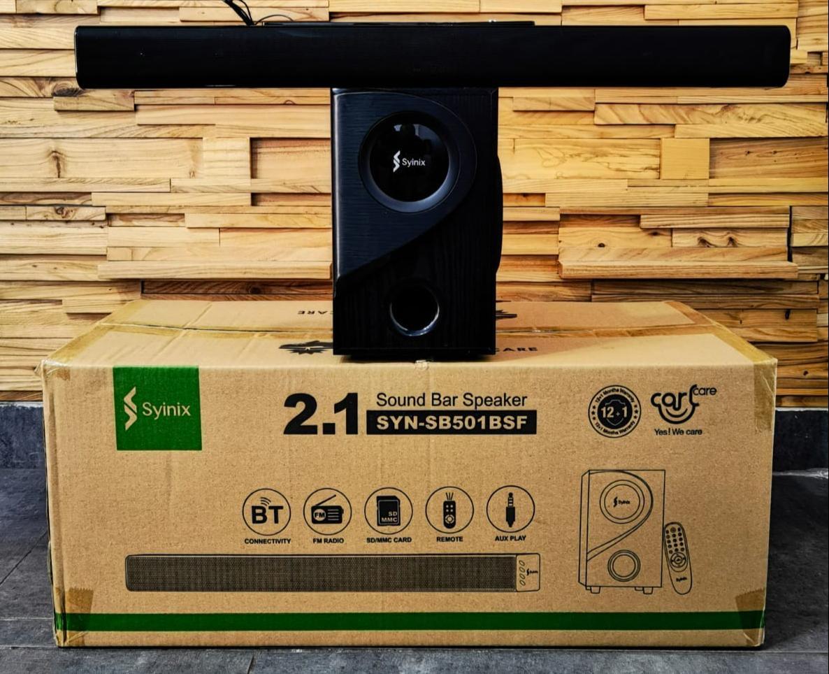 Syinix Soundbar SB501 BSF, Som. NOVOS, SELADOS.. M25