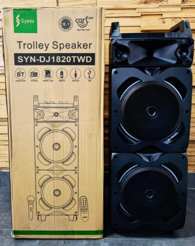 SYINIX TROLLEY SPEAKER DJI 1810TWD, SOM. NOVO, SELADO. D24