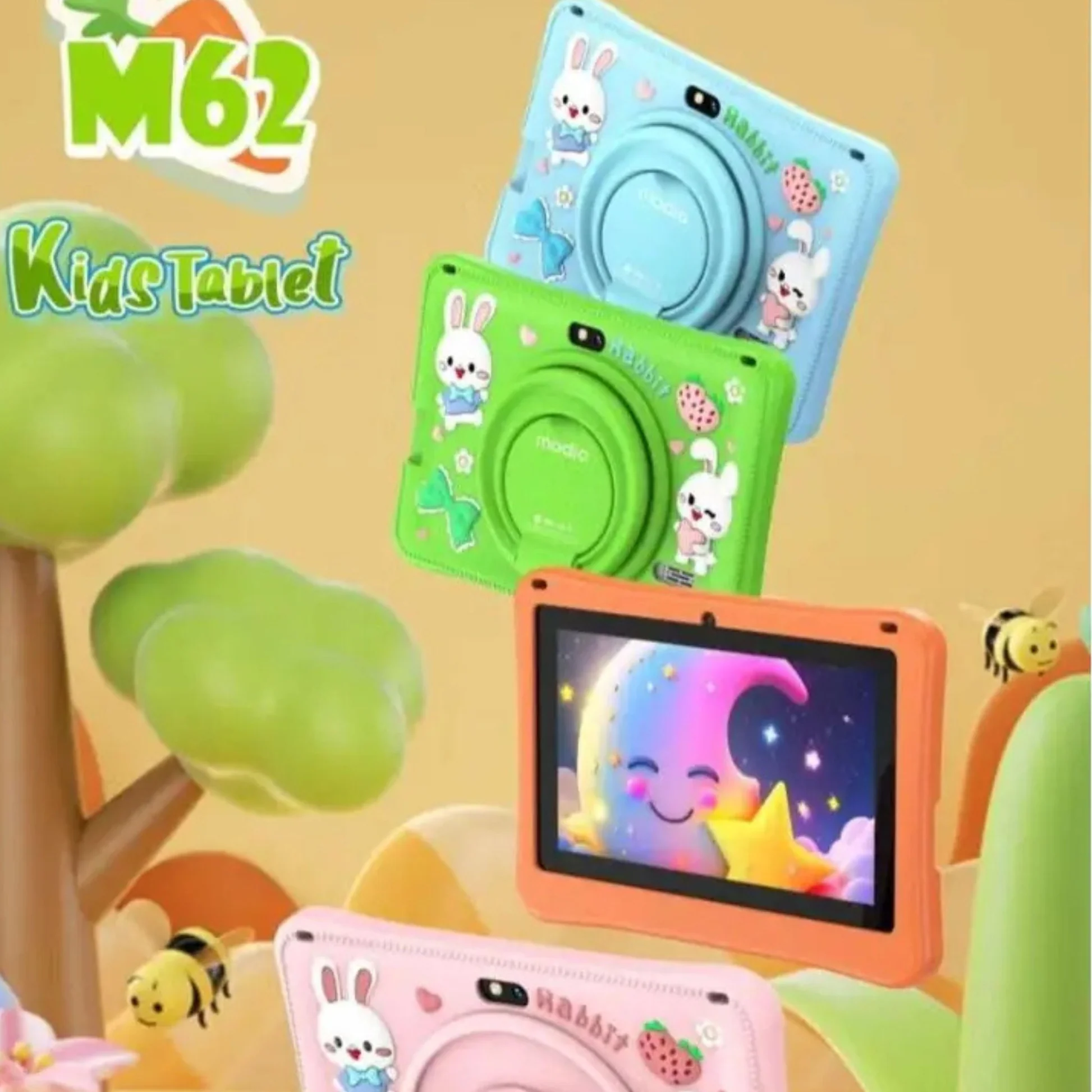 Tablet Infantil Modio M62, 128GB+4GB 5G Wifi 7 inch. SELADOS. J25