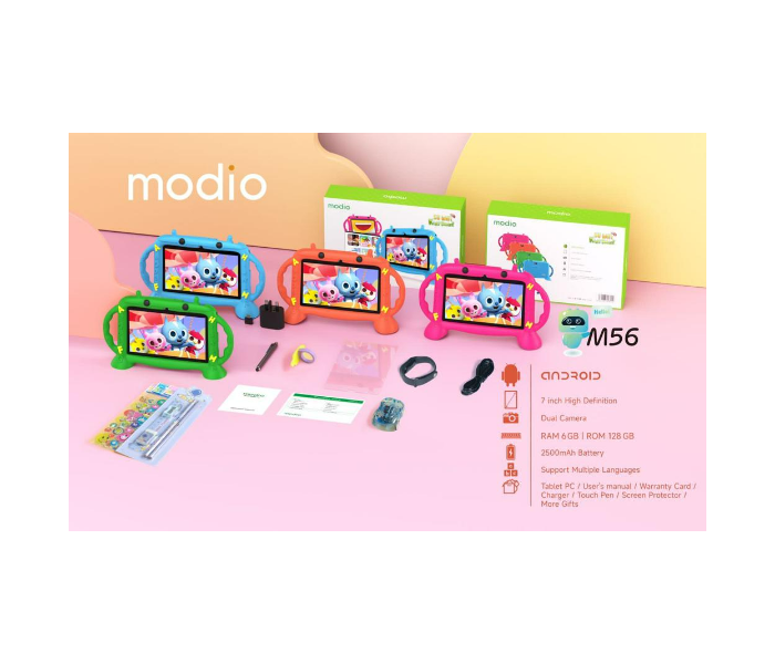 Tablet Infantil Modio M56, 128GB+6GB 5G Wifi 7 inch. SELADOS. J25