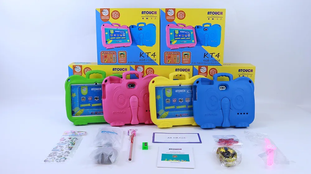 Tablet Infantil Atouch KT4, 256GB+8GB 7 inch Wifi. SELADOS. J25