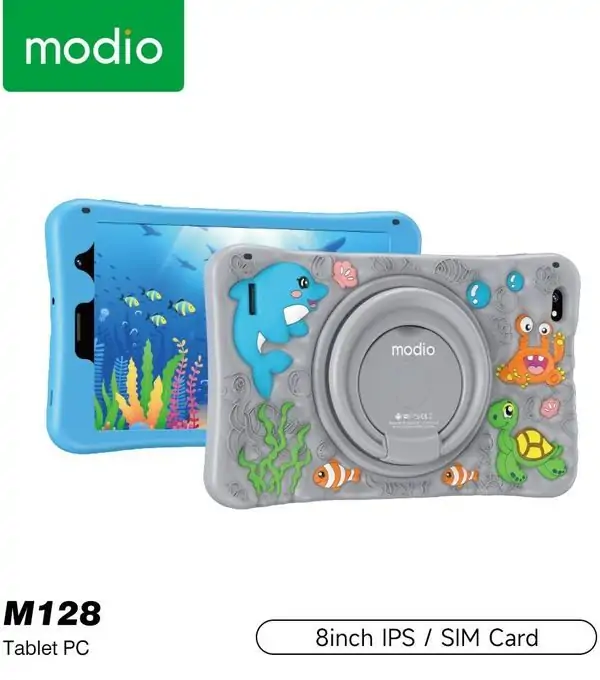 Tablet Infantil Modio M128, 256GB+6GB 5G Dual SIM Wifi 8 inch. SELADOS. J25