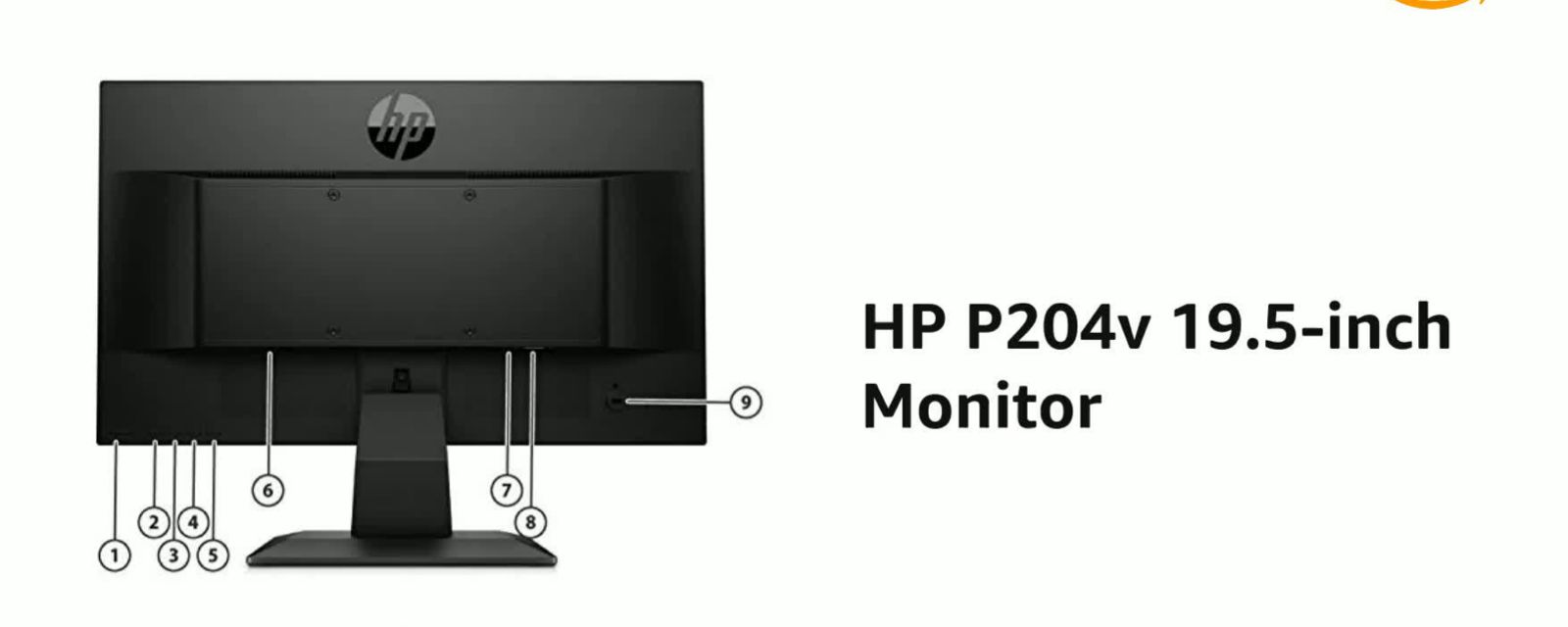 Monitor HP P204v 49.5CM 19.5 “Polegadas. NOVOS, SELADOS. J25
