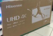 Tv Smart Hisense A6N 4K ULTRA HD 75”. SELADOS. JN26