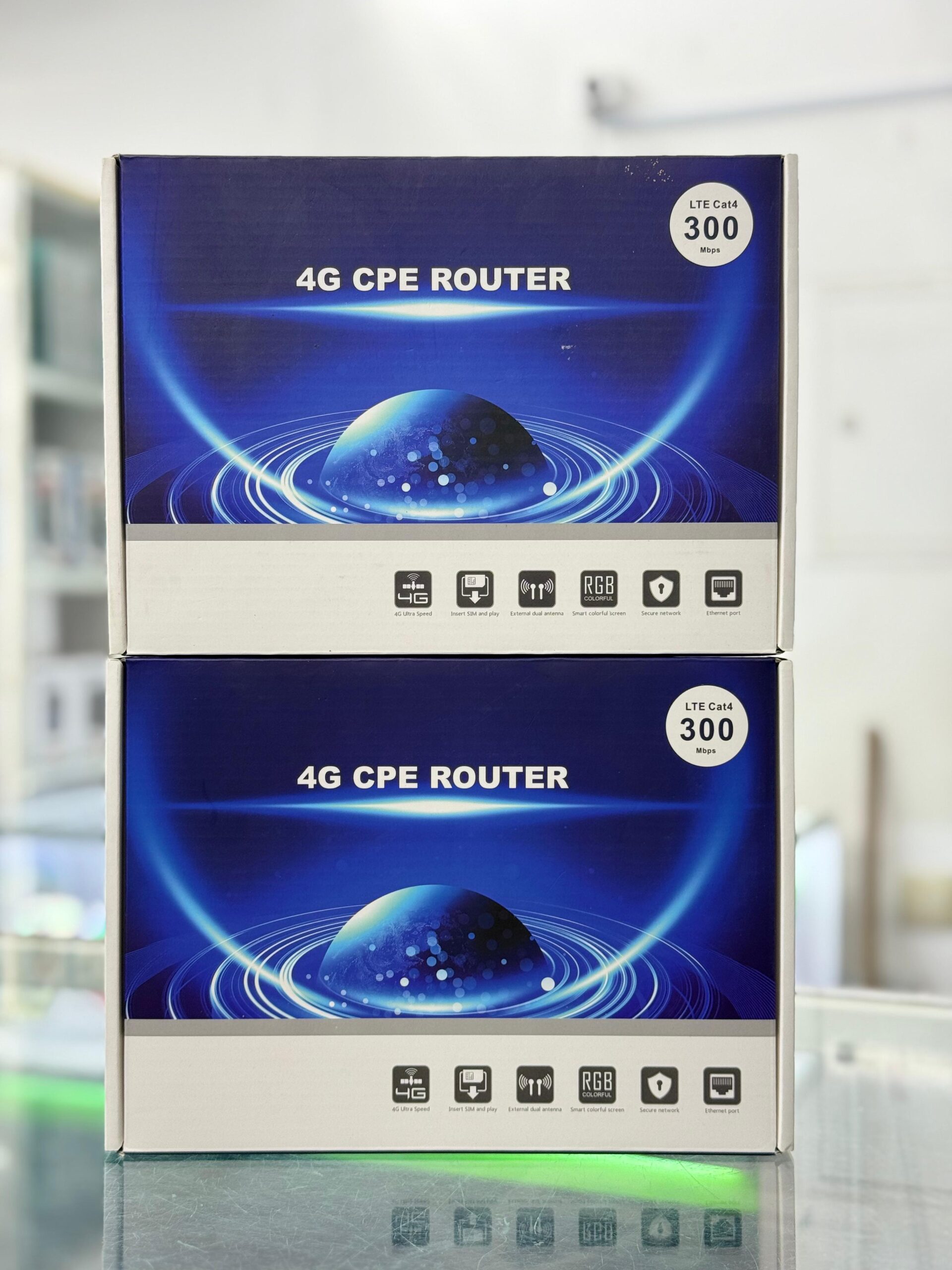 Router 4G CPE LTE CAT4 300MBPS RGB SELADOS. JL25