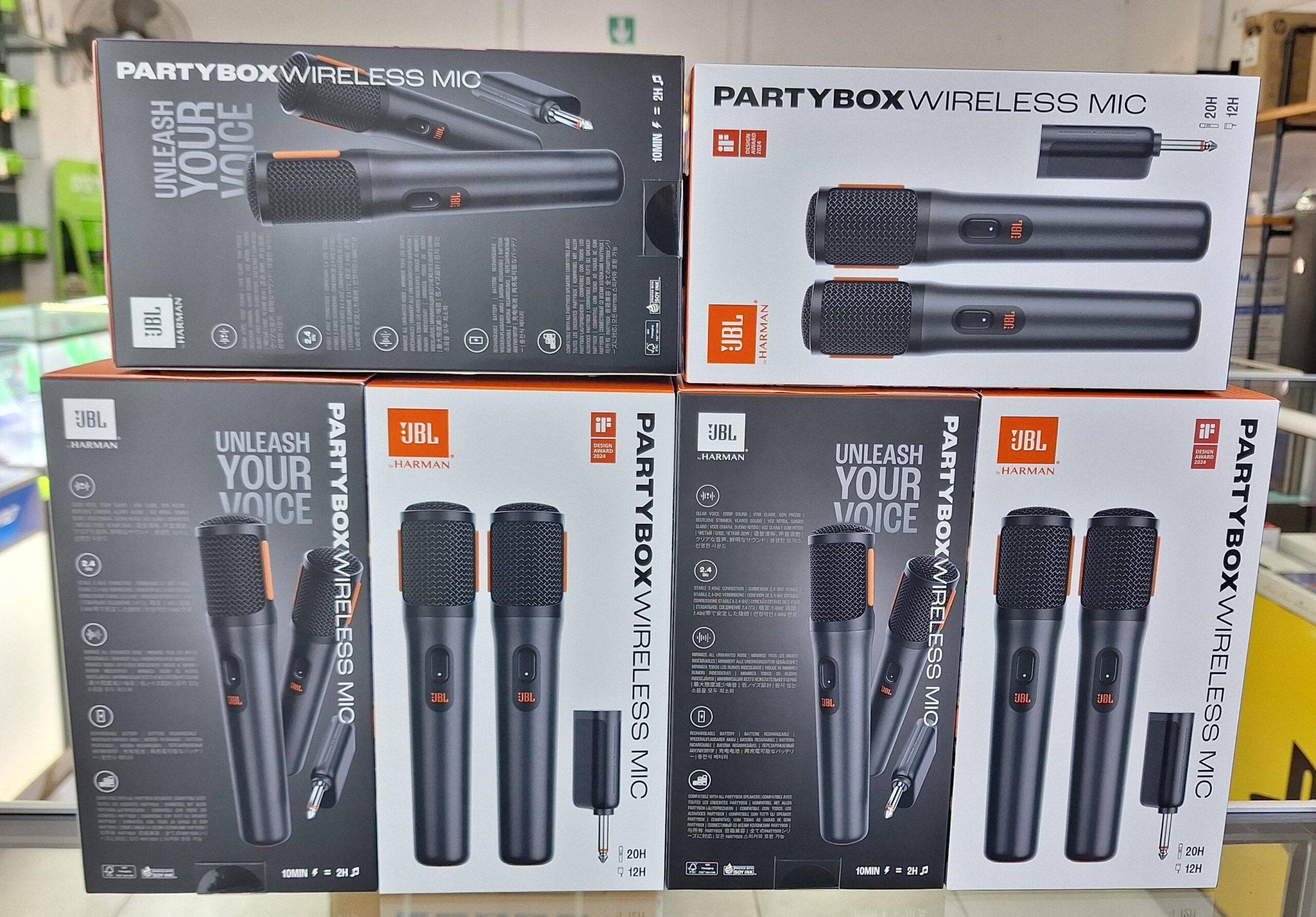 JBL PartyBox Wireless Mic, Microfone Sem Fio. SELADOS. AG25
