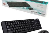 Combo Teclado e Mouse Logitech MK220 Wireless. SELADOS. DZ25