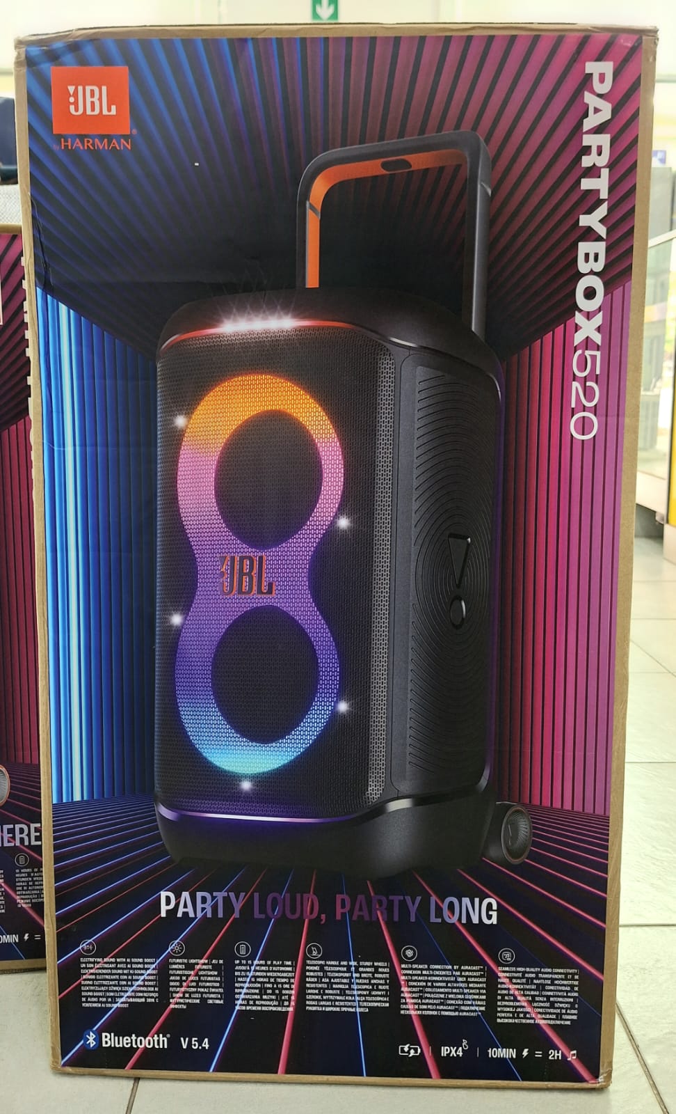 JBL Partybox 520. SELADOS. N25