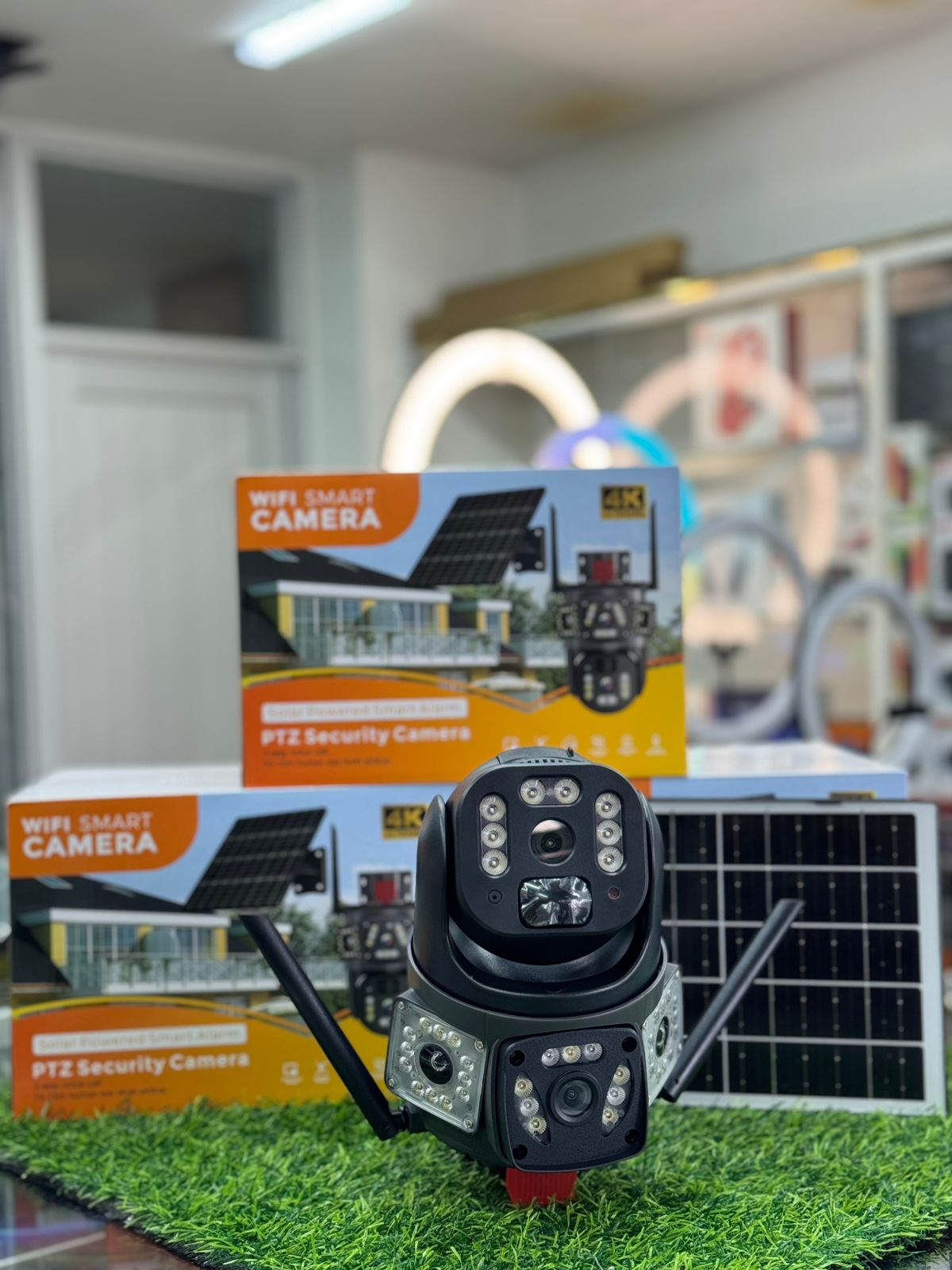 Câmera Inteligente Wi-Fi, (Smart Câmera) que utiliza um cartão SIM 4G. SELADOS. N25