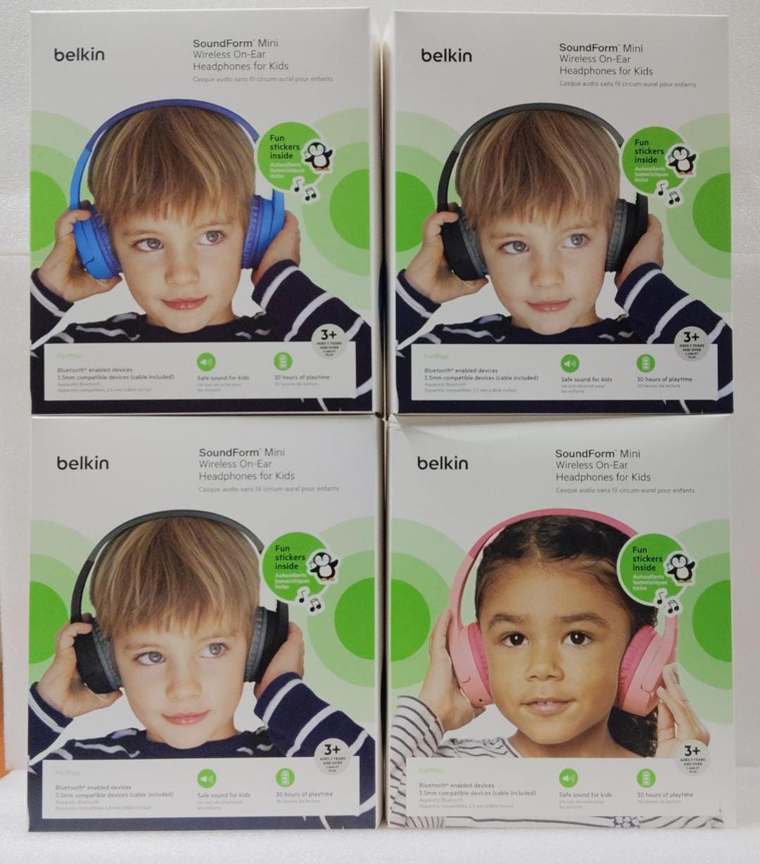 Headphones Wireless Belkin SOUNDFORM Mini Para Crianças. SELADOS. JN26