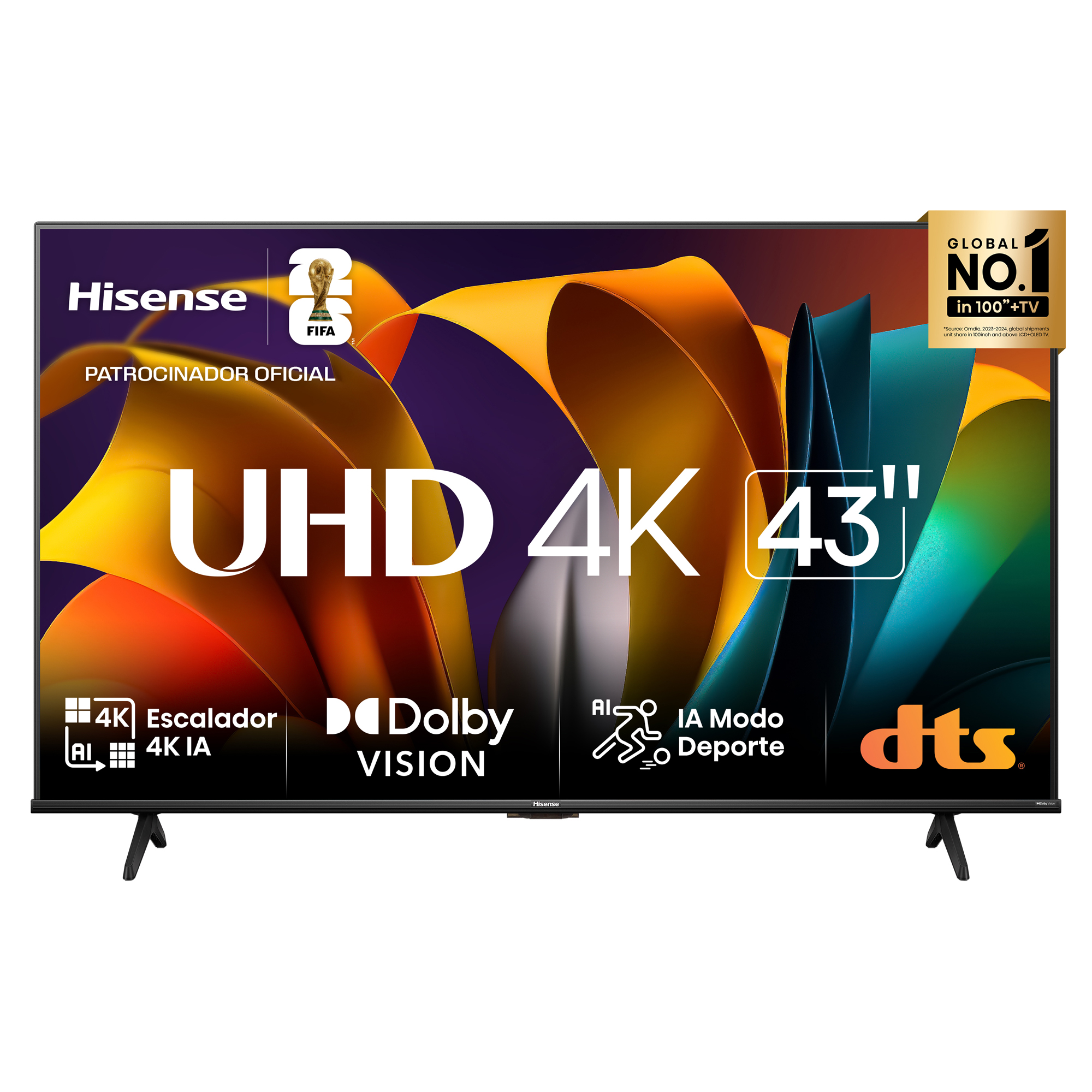 Tv Smart Hisense 4K 43A6N 2025 43″. SELADAS. JN26