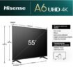 Tv Smart Hisense A6N 4K ULTRA HD 55″. SELADAS. JN26