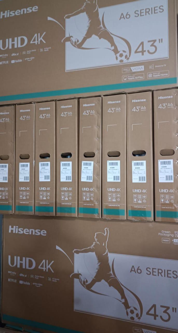 Tv Smart Hisense 4K 43A6N 2025 43″. SELADAS. JN26