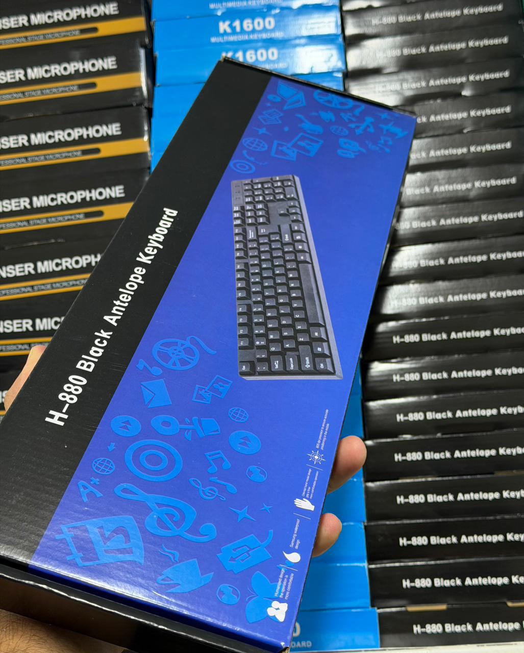 Teclado H-880 Black Antelope. SELADOS. JN26