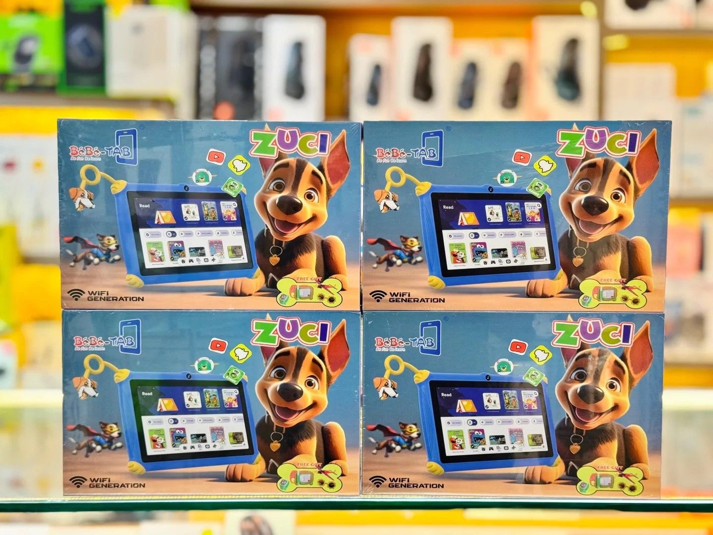 Tablet Infantil Bebe-Tab Zuci 128GB Wi-Fi. SELADOS. FB26