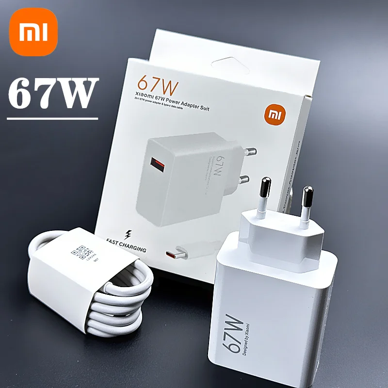 Carregador Turbo Xiaomi 67W – 3 Portas (Original). SELADOS. FB26