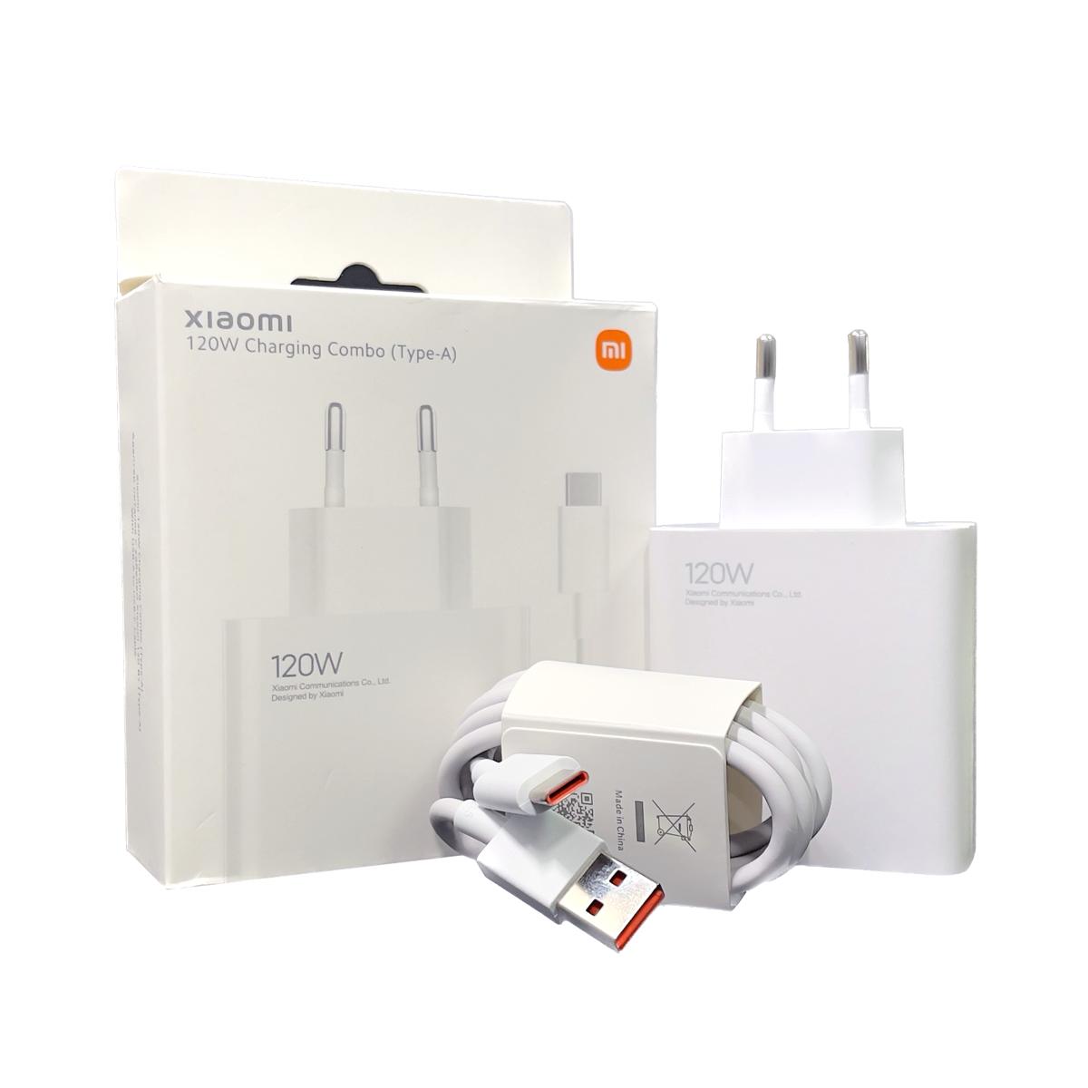 Kit Carregador Xiaomi 120W HyperCharge – Com Cabo 6A (Original). SELADOS. FB26