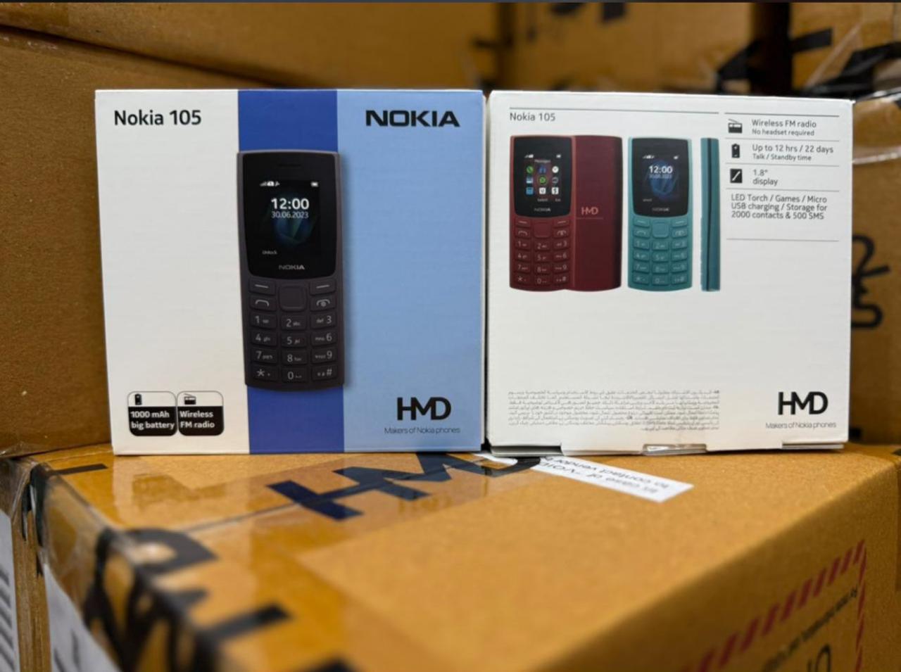 Telemóvel Nokia 105c Classic Dual SIM – Rádio Sem Fios e Lanterna. SELADOS. FB26