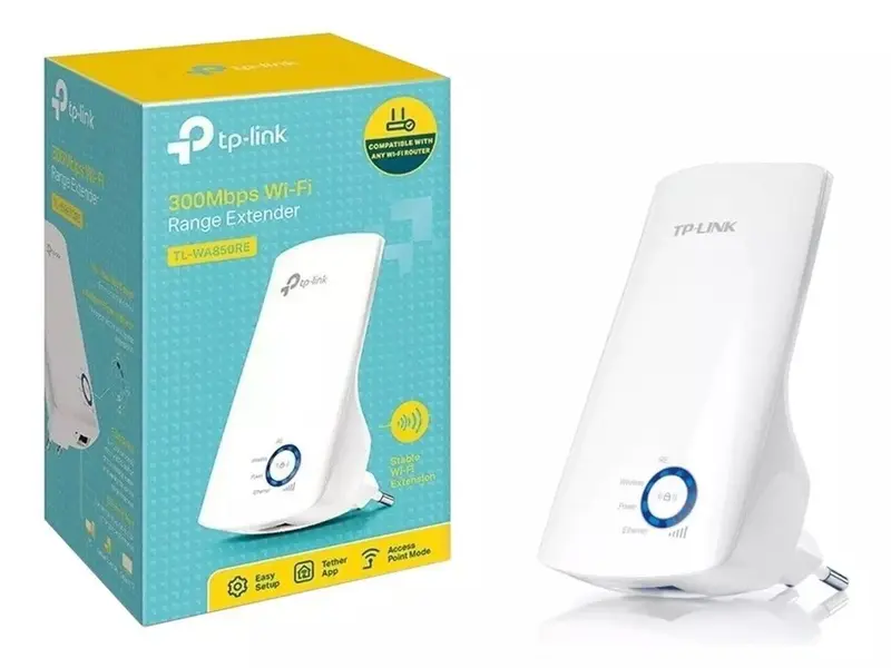 Repetidor de Sinal Wi-Fi TP-Link 300Mbps TL-WA850RE. SELADOS. M26