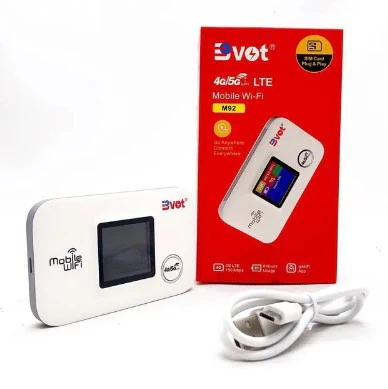 Router Wi-Fi Portátil 4G/5G BVOT M92 com Ecrã LCD Desbloqueado. SELADOS. M26