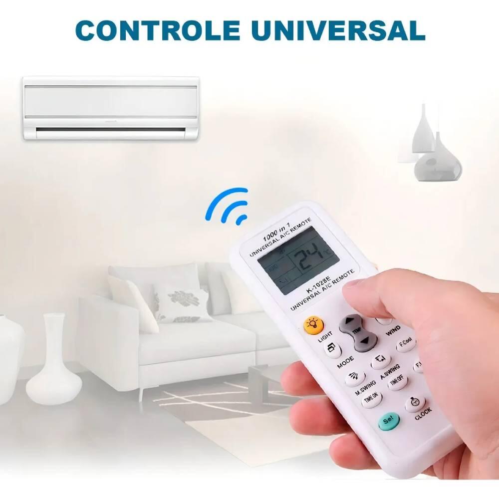 Remote, Comando Universal para Ar Condicionado (Modelo K-1028E). SELADOS. AB26